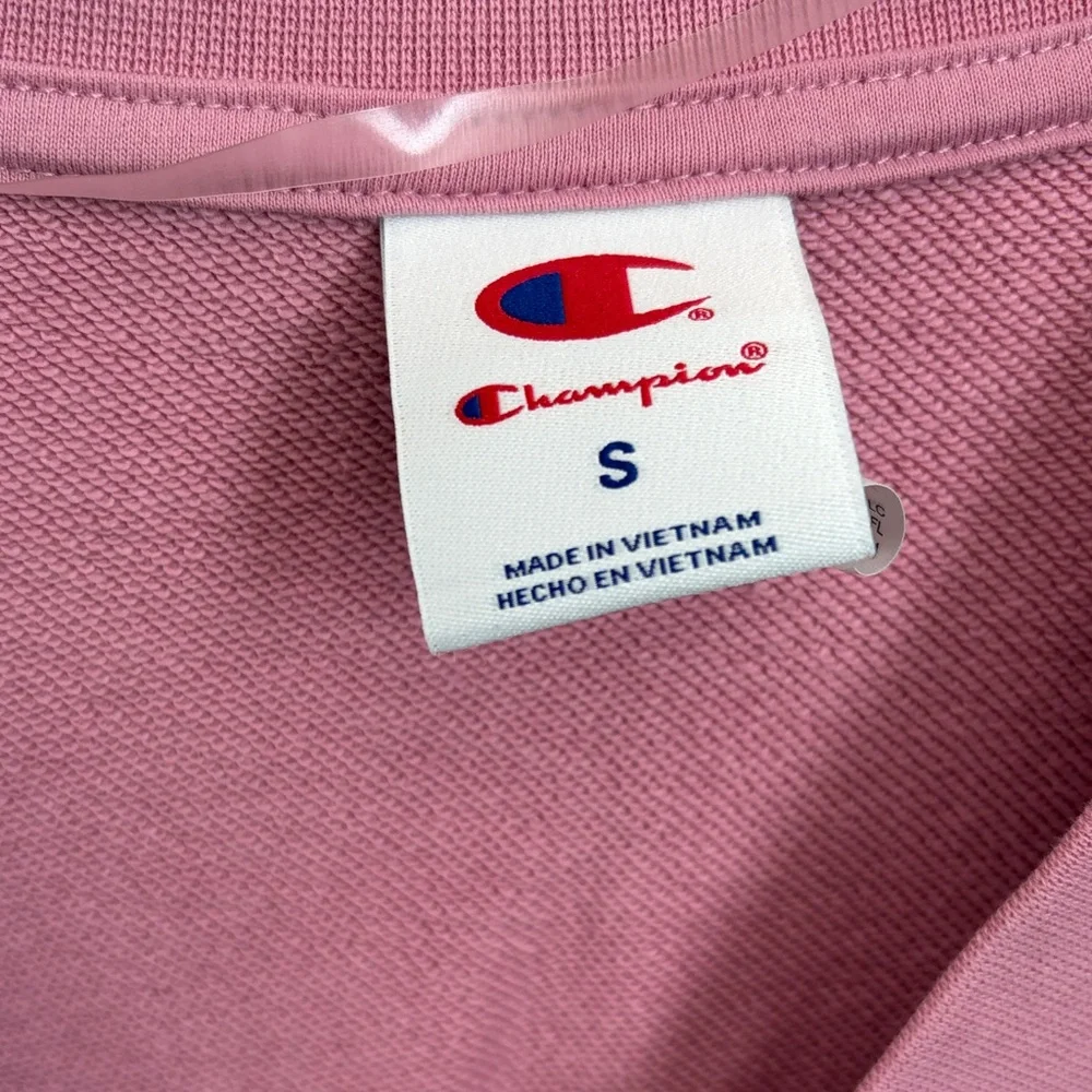 Champion Pink V-Neck Women's Sweater - Picture 2 of 3